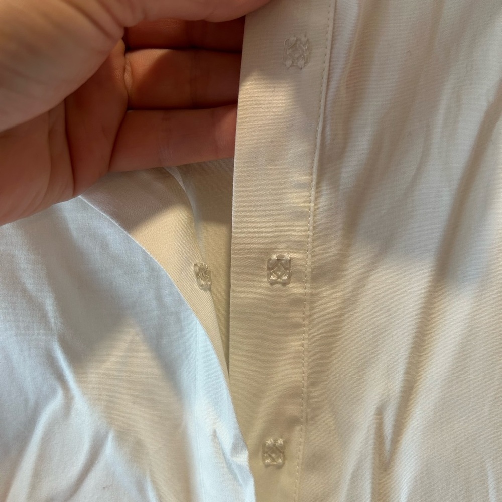 Classic White Button-Up Blouse - image 4